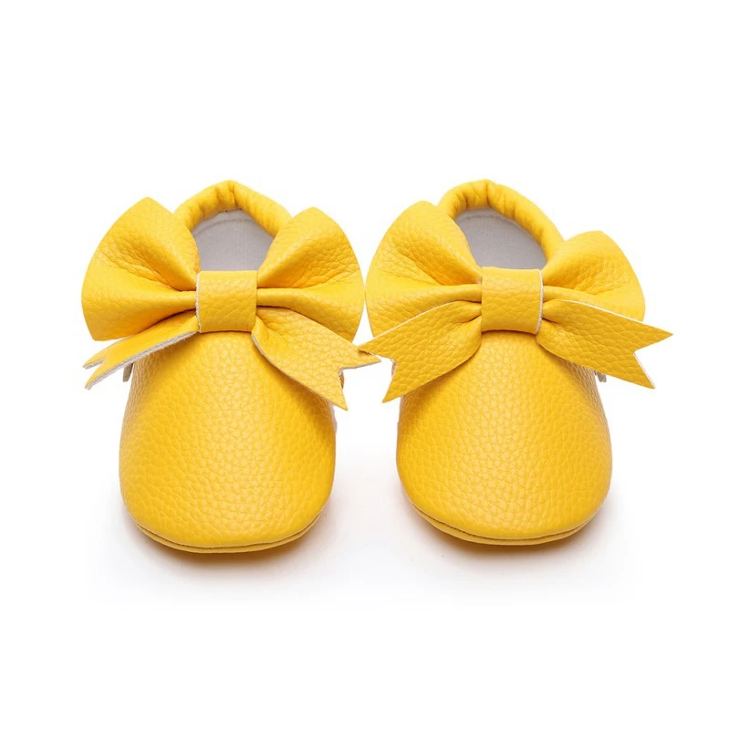 Обувь для маленьких девочек из искусственной кожи; Новинка; милая обувь с бантом для новорожденных; обувь для девочек; обувь для маленьких детей; обувь для маленьких девочек