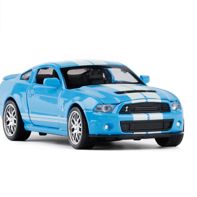 Игрушечный автомобиль Mustang Shelby GT500 из сплава 1:32 литья под давлением металлическая