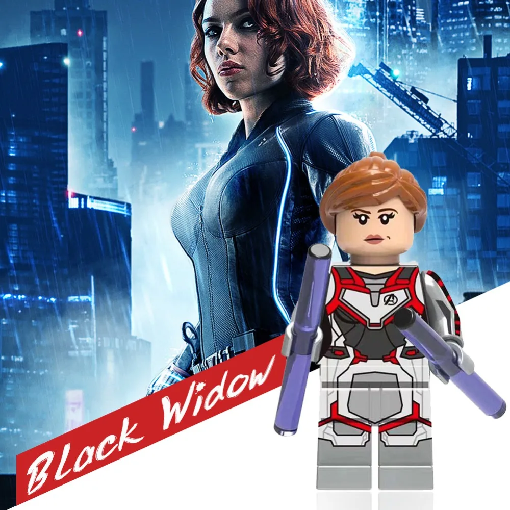 

Marvel Avengers Endgame Model Black Widow Thanos Iron Man batman Spiderman Building Blocks compatible with legoes toys kids gift