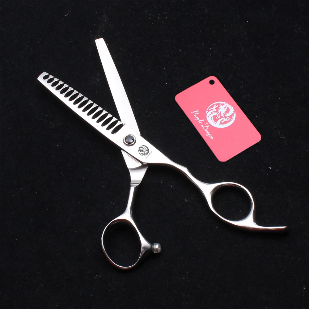 6" 440C Purple Dragon Dog Scissors Straight Shears Thinning Shears Pet Scissors Kit Pet Grooming Kit Z2000