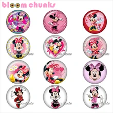 Мультфильм девушки мышь утка круглый фото стекло кабошон демонстрационная плоская задняя часть делая Результаты 12 мм/18 мм/20 мм/25 мм TL1051
