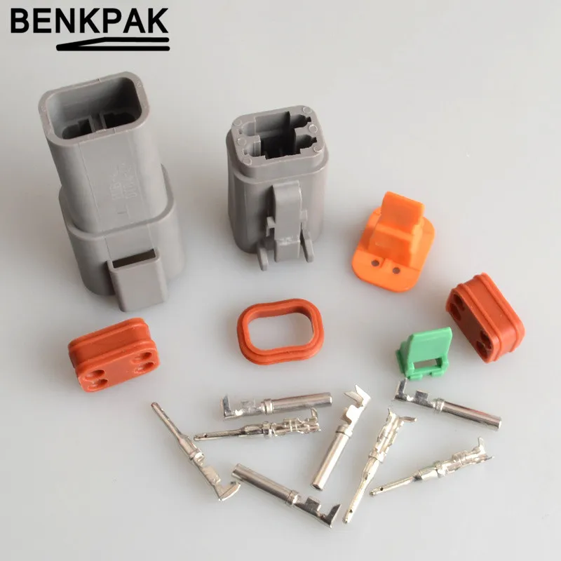 5 комплектов DT06/DT04 2P 3P 4P 6P Коробка передач двигателя Водонепроницаемый
