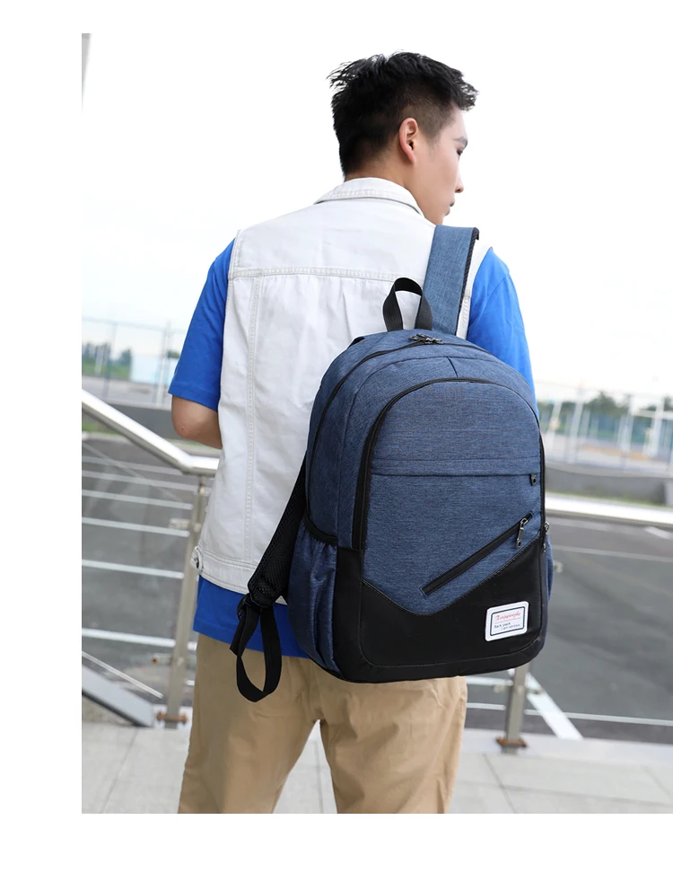 3Pcs/Lot School Backpack For Teenager Fashion School Bag Shoulders Bags Large Capacity Durable Oxford SchoolBag Backpack Mochila