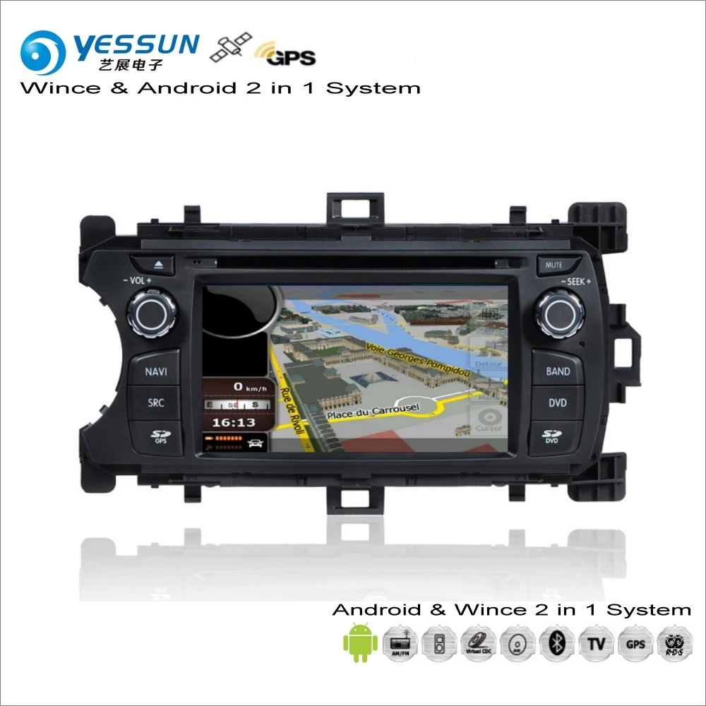 

YESSUN For Toyota Yaris / Vitz / Echo 2012~2013 Car Android Radio CD DVD Player GPS Navi Map Navigation Audio Video Stereo