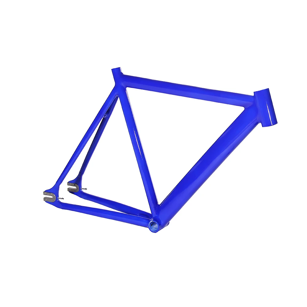Flash Deal 700C Fixed Gear  bike frame matte black  Smooth Welding 54cm  Bike frame Aluminum Alloy frame 5