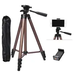 Fusitu WT3130 штатив из алюминиевого сплава мини-камера подставка с держателем телефона для DSLR цифровой камеры Canon Nikon для видеокамеры Sony
