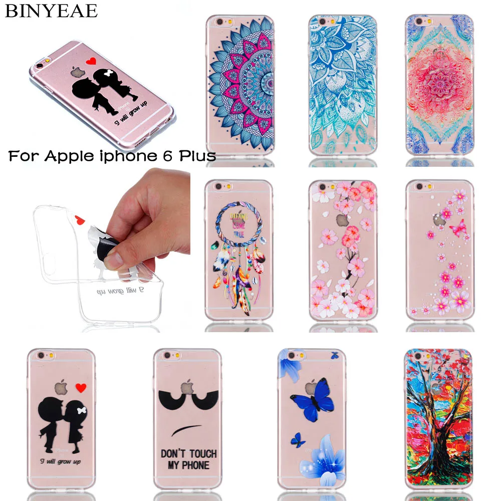 High Quality Soft TPU Silicone Protection Mobile Phone Cases For Apple iPhone 6 Plus a1593 6s A1699 Back Cover |