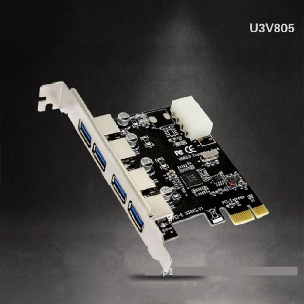 BEESCLOVER 4 порта USB 3,0 PCI-E Плата расширения адаптер внешний 2 порта USB3.0 концентратор внутренний разъем PCI-E карта IDE мощность