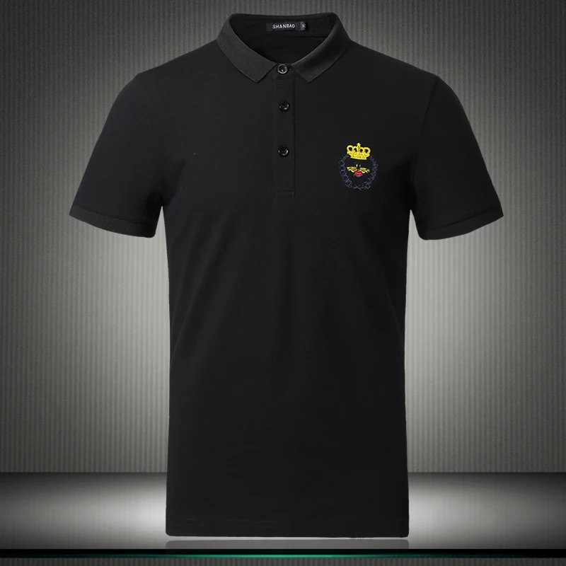 

2019 New Top Designer Famouse Brands Polo Shirt For Men Shorts Sleeved Casual Solid Breathable Shirts Plus Size M- 4XL 5XL 81862
