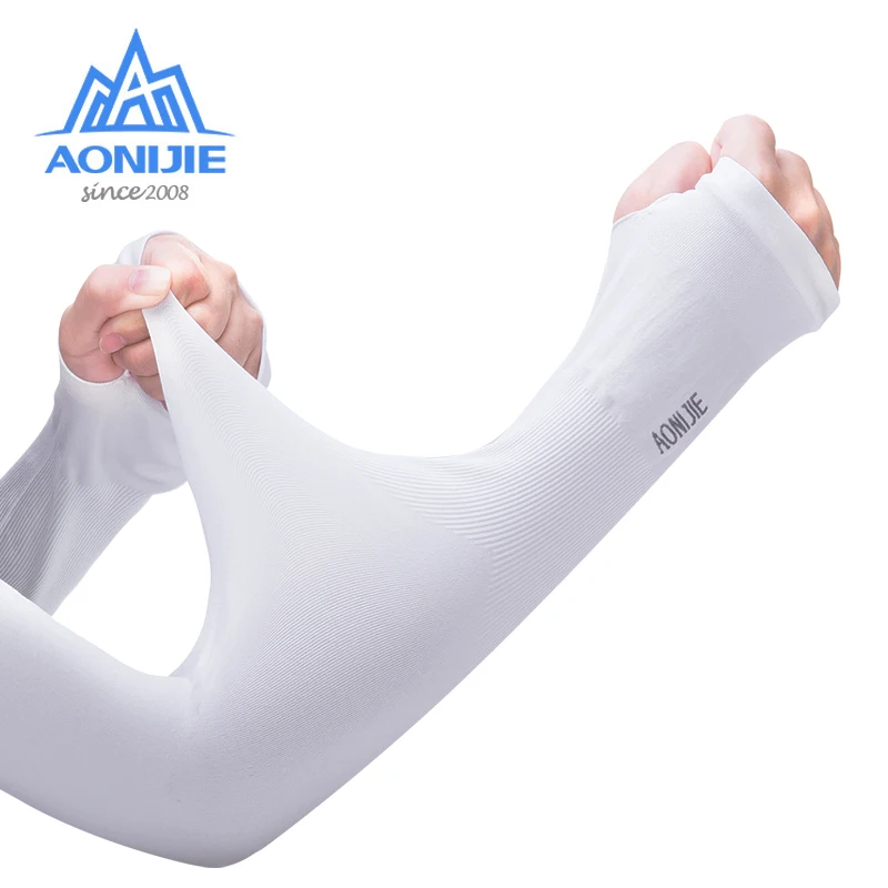 

AONIJIE E4036 One Pair UV Sun Protection Cooling Arm Sleeve Cover Arm Cooler Warmer For Gloves Running Golf Cycling Driving
