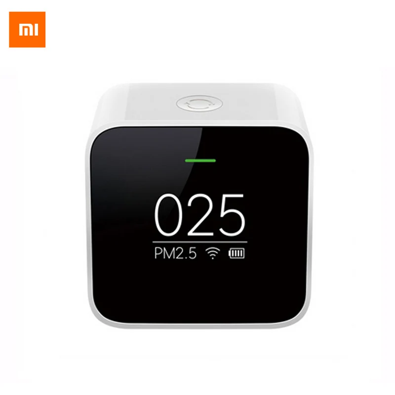 Xiaomi оригинальный PM2.5 детектор Сенсор мониторинга качества воздуха высокоточный лазерный Сенсор OLED Экран умный дом Перевозка груза падения
