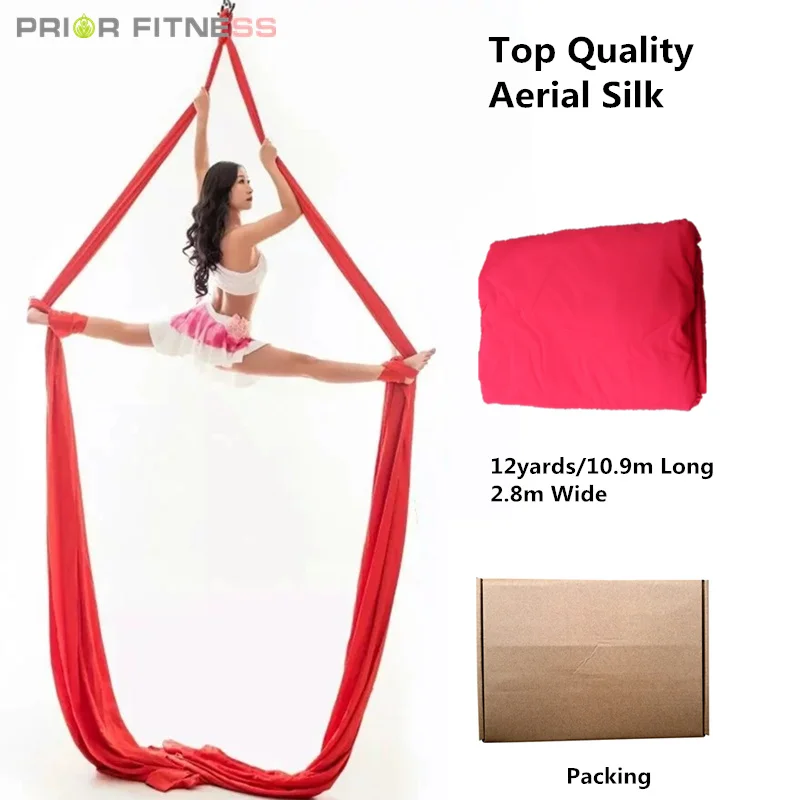 12Yards 11M Yoga Aerial Silks Fabric For Acrobatic Flying Dance  Swing Inversion Fly Air Therapy