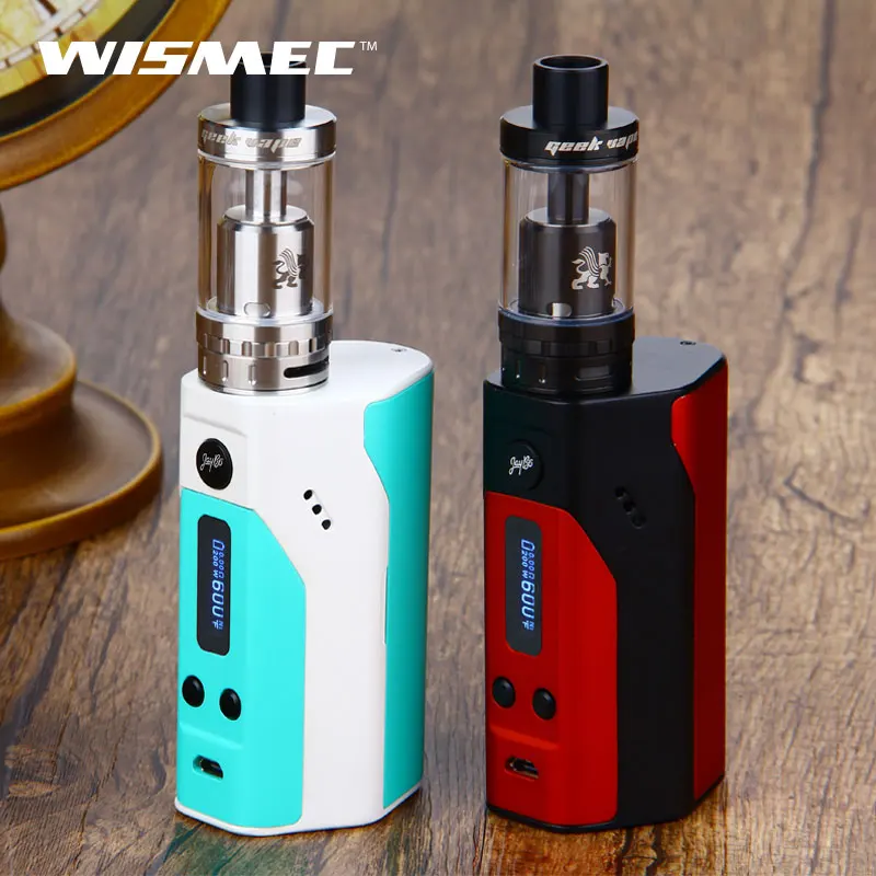 Original Wismec Reuleaux RX200 TC Box Mod with GeekVape Griffin 25 RTA Atomizer E-cig Full Kit Without Battery Temp Control original wismec rx2 3 mod augvape merlin mini tank 2ml rta atomizer vaping 200w rx23 tc box mod e cig vaping vs smok alien kit
