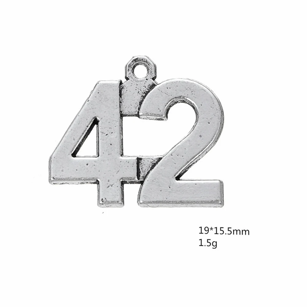 Магия чисел нумерология. Очарование число. Подвески металлические, 1 шт. Кулон цифра 6. Магические цифры.