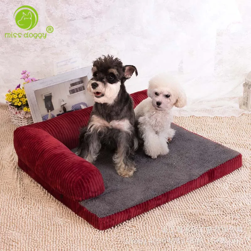 

Nylon Soft Durable Pet Dog Sofa Bed Mats Accessories Big Space Puppy Dog Nest Sofa House Beds Supplies for Small Chihuahua 10E