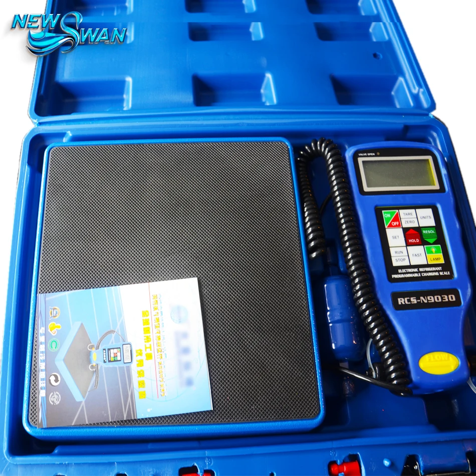 

RCS-N9030 HVAC/Refrigeration Large Flow Programmable Charging Precision Electronic Digital Balance Scale Calibration Weight