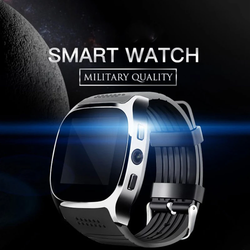 

Essidi SIM Handfree Calling HD Camera Bluetooth Smart Watch Alarm Clock Intelligent Wristband Support TF Music GPS