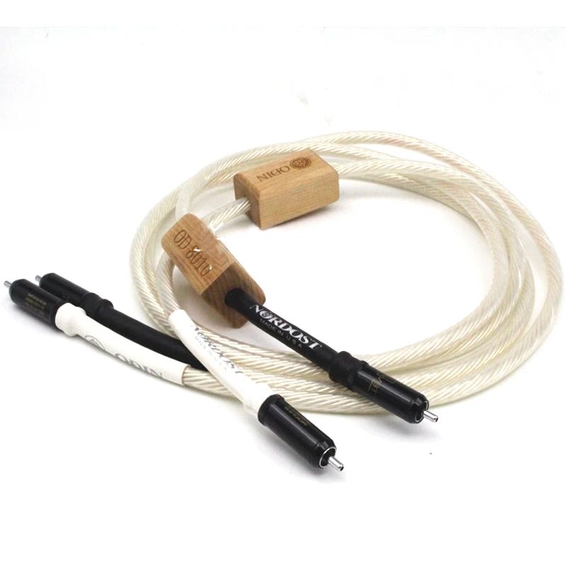 Hi Fi пара Supreme ссылка Interconnect RCA аудио кабель с WBT разъем разъем|Кабели VGA| |