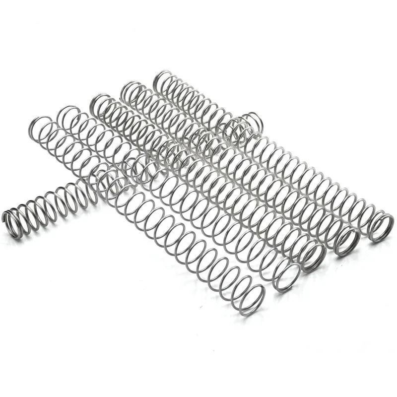 

OEM Customized Coil Spring Steel Long Compression Springs For Industrial,1mm wire diameter x(6-18)mm out diameter x 305mm length
