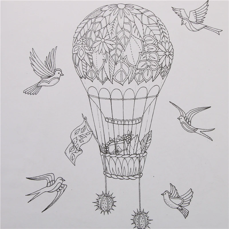 24 páginas bosque encantado edición en inglés libro para colorear para niños adultos aliviar el estrés mata el tiempo de pintura libro de dibujo