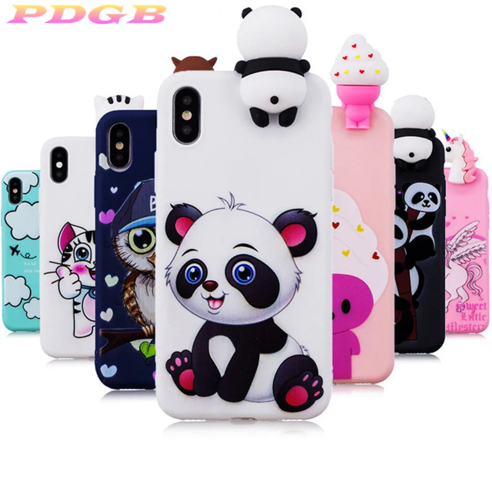 

3D Lovely TPU Phone Cases For Fundas Xiaomi Mi 6X Mi A2 lite Redmi Go 6A 6 Pro 7 Redmi note 7 6 pro Case Soft Candy Back Cover