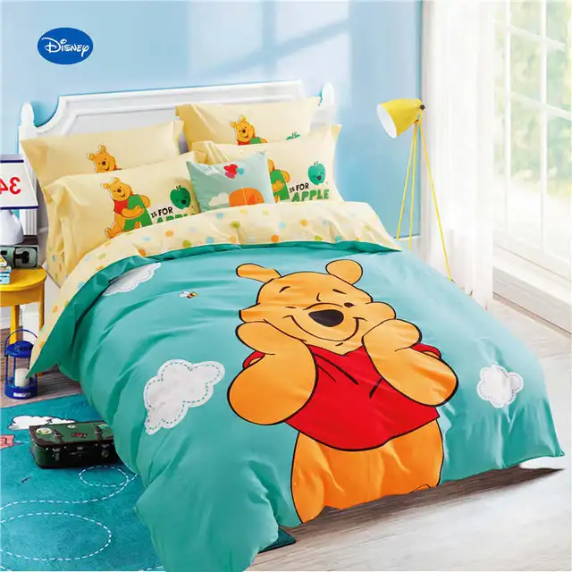 Winnie The Pooh Printed Comforter Bedding Sets Children S Bedroom Winnie The Pooh Printed Comforter Bedding Sets Children S Bedroom 600tc Cotton Bed Covers Single Twin Full