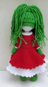 

crochet toys amigurumi doll girl model number XC041008