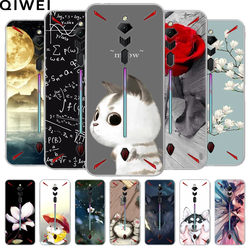 

For ZTE nubia Red Magic 3 Case Cartoon Painting Soft TPU Phone Cases For ZTE nubia Red Magic 3 Case Silicone Back Cover Coque