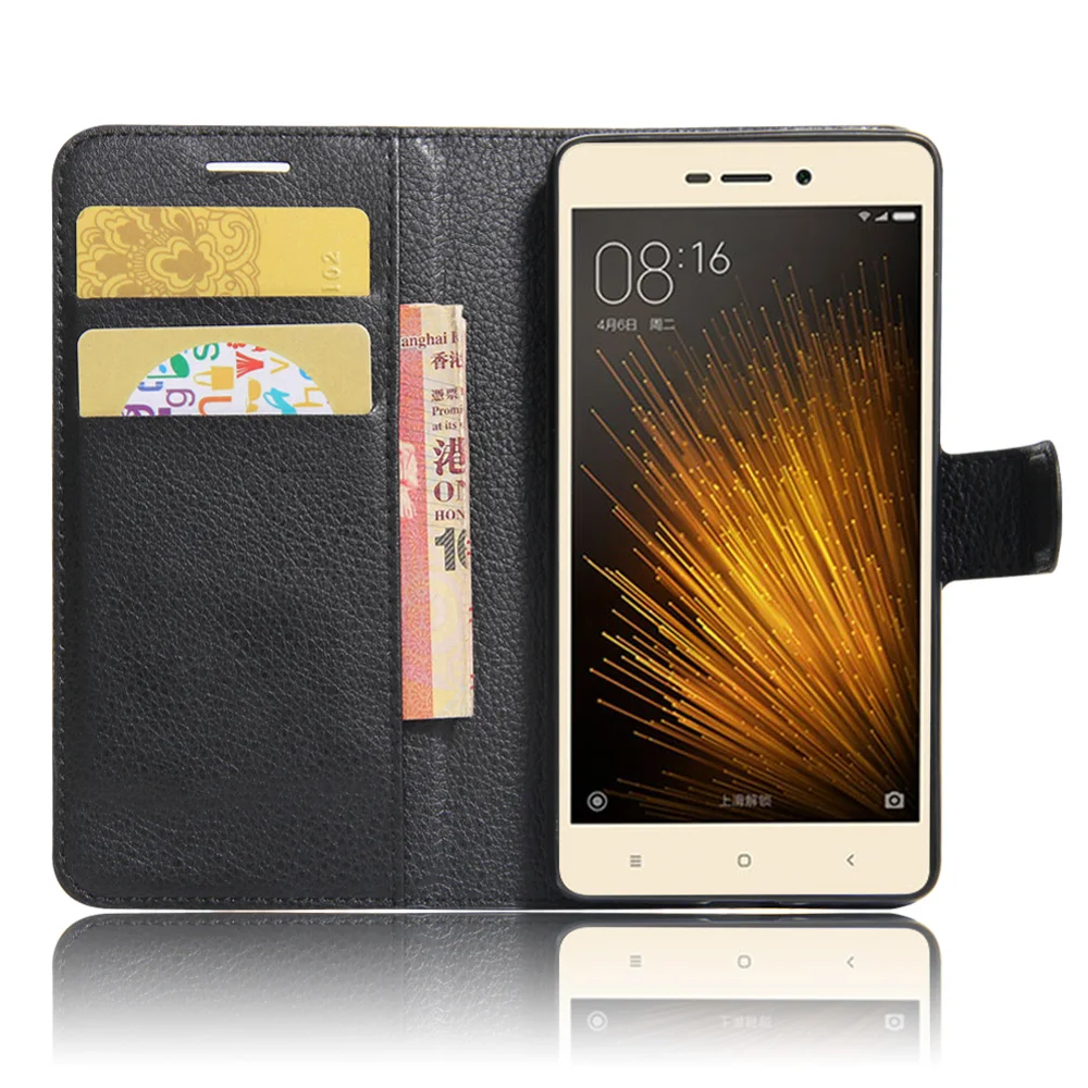Ретро кошелек кожаный чехол для Xiaomi Redmi 3X книга Стиль с держателей карт