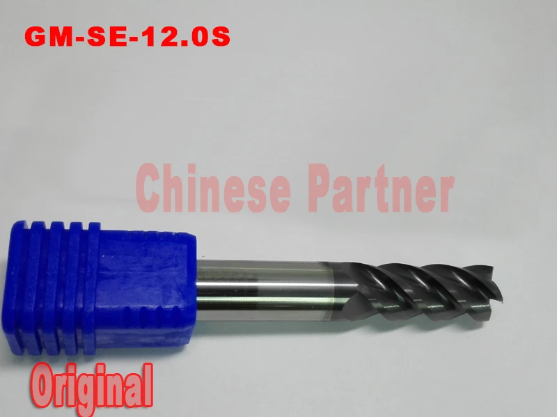 

1pc Original ZCC.CT GM-4E-D12.0 12mm 4 flutes Cemented Carbide Flat endmill CNC router bit milling cutter tools