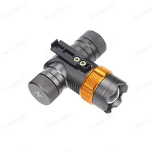 Newest Professional waterproof Dual Rotary Dimming Aluminum Alloy LED Spotlight Bicycle Light led lamp led headlight