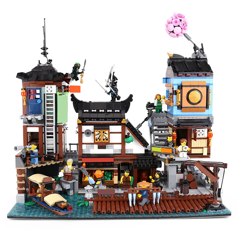 

Lepin 06083 3979Pcs Building Series Legoinglys 70657 City Docks Set Building Blocks Bricks New Kids Toys Collectible Toys Gift