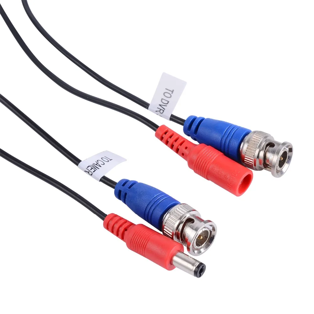 ANNKE 4 pcs Packed White/Black color 30M /100 Feet BNC DC Plug Video Power Cable CCTV Camera DVR Security Surveillance System ANNKE 4 pcs Packed White/Black color 30M /100 Feet BNC DC Plug Video Power Cable CCTV Camera DVR Security Surveillance System