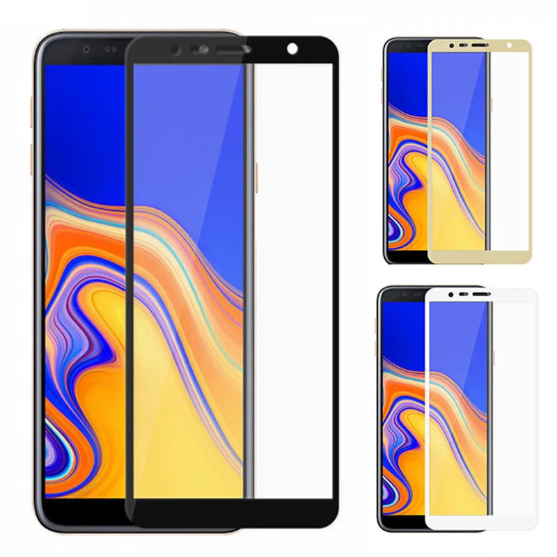 3D полное клеевое закаленное стекло для Samsung Galaxy J6 Plus покрытие экрана Защитная