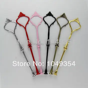 

120pcs The new combination of 2 tiers cake stand crown freedom, a variety color many kinds style