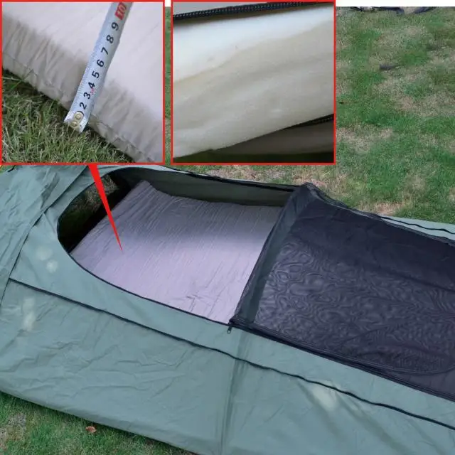 Одноместный swag Высококачественный водонепроницаемый солнцезащитный кемпинговый тент спальный мешок ночной вид на крышу вентиляция от комаров(без сумки для переноски