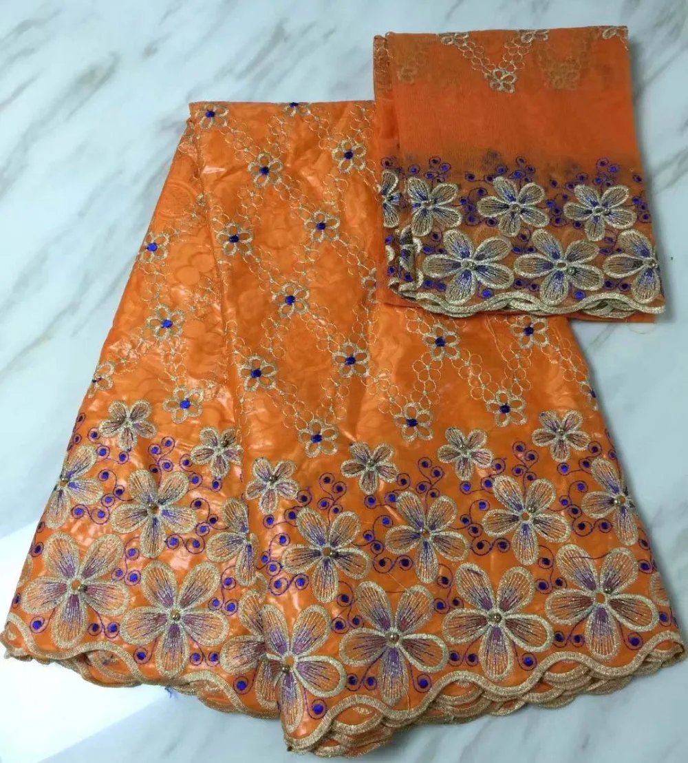 

New Senior 5 Yards +2 Yards Jacquard ,2018 African Embroidered Bazin riche Getzner for party dress,French Net Lace Fabric