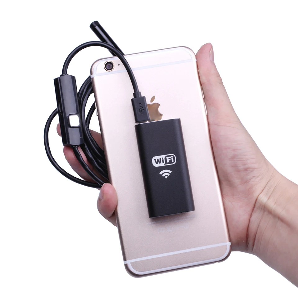USB эндоскоп на Android и IOS беспроводной Эндоскоп Бороскоп мини камера кабель 1 м 5 10