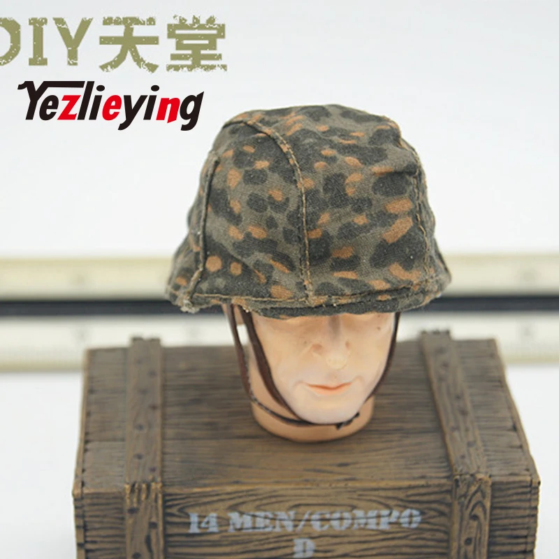 

1/6 scale clothes Soldier Military Accessories DML Weilong World War II Plane tree helmet Caps Hats 12" Action Toys Doll Figure