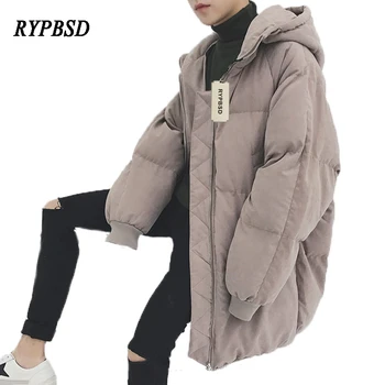 

Hooded Thicken Loose Fashion Casual Long Parka Male Section Mens Coat Sudadera Hombre Coat Doudoune Homme Coat 3 Colors
