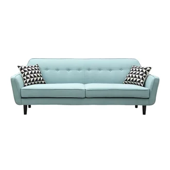 

0405 SF6053 Modern triple seats fabric sofa