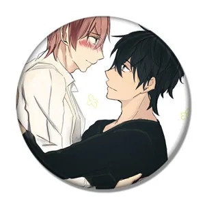 ZXFJXR fujoshi BL 10 Граф десять граф сладкий мальчик любовь Tadaomi Shirotani Kurose RIKU значок брошь yaoi вентилятор значок коллекция подарок - Окраска металла: 3