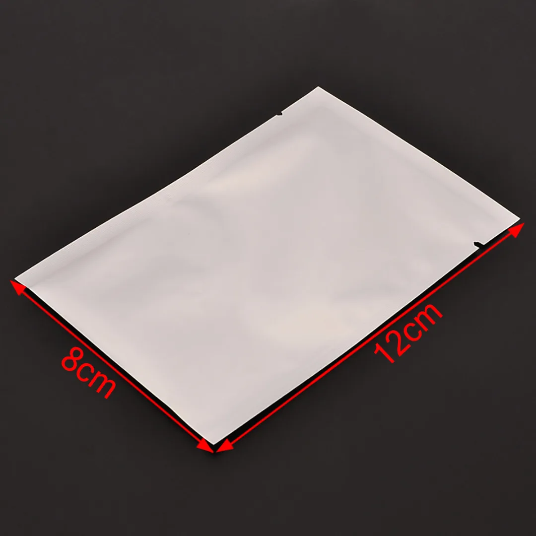 100pcs Multifunction Kitchen Tools Storage Aluminum Foil Bag Silver  Bags Vacuum Sealer Zipper Food Saver Fresh Bags