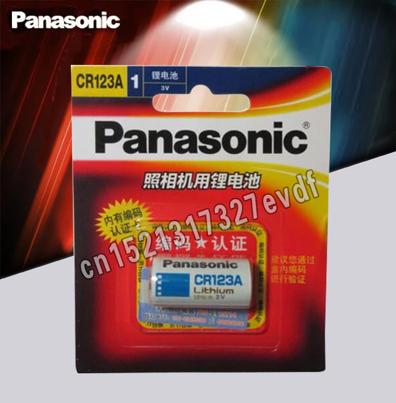 5 шт. Panasonic CR123A CR17345 3 В литиевая батарея камера неаккумуляторные батареи