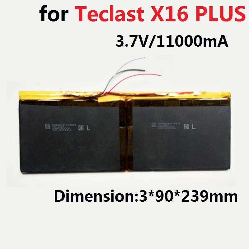 Батарея для Teclast X16 плюс Tbook 11 планшетный ПК литий-полимерный перезаряжаемый аккумулятор Замена 3,7/3,8 V 11000 мА/ч, 3090239