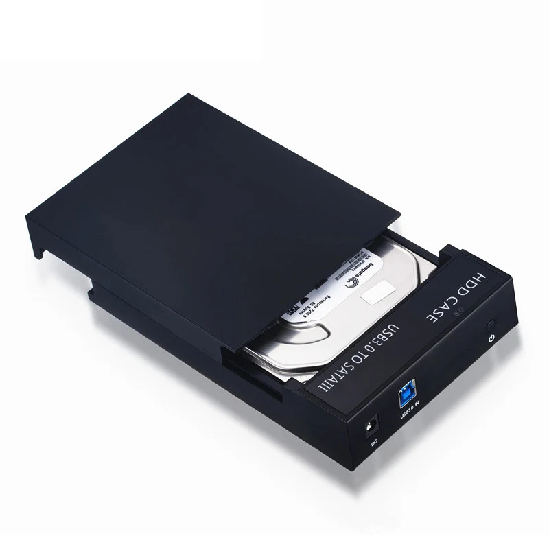 

New USB 3.0 Hard Drive Disk External Enclosure Case for 2.5 /3.5 inch SATA HDD SSD QJY99