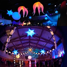 16 цветов, меняющий светодиодный свет, надувная звезда, вы можете дистанционное управление светодиодный, низкая цена продажи