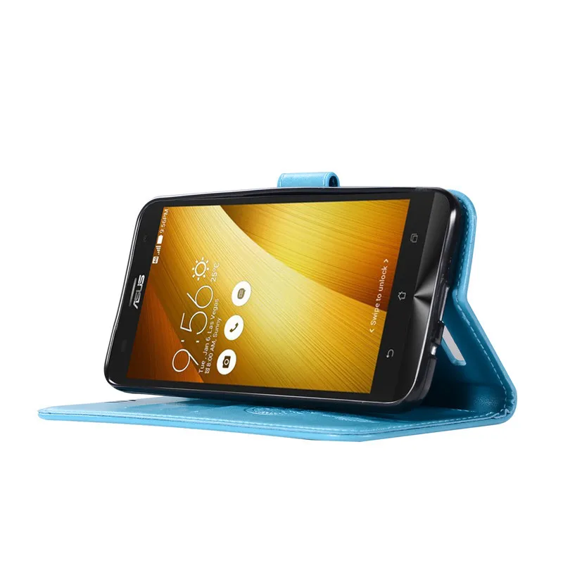 Чехол Для Zenfone 2 ZE500KL чехол для Asus Z00ED откидная сумка из искусственной кожи Laser ZE ZE500