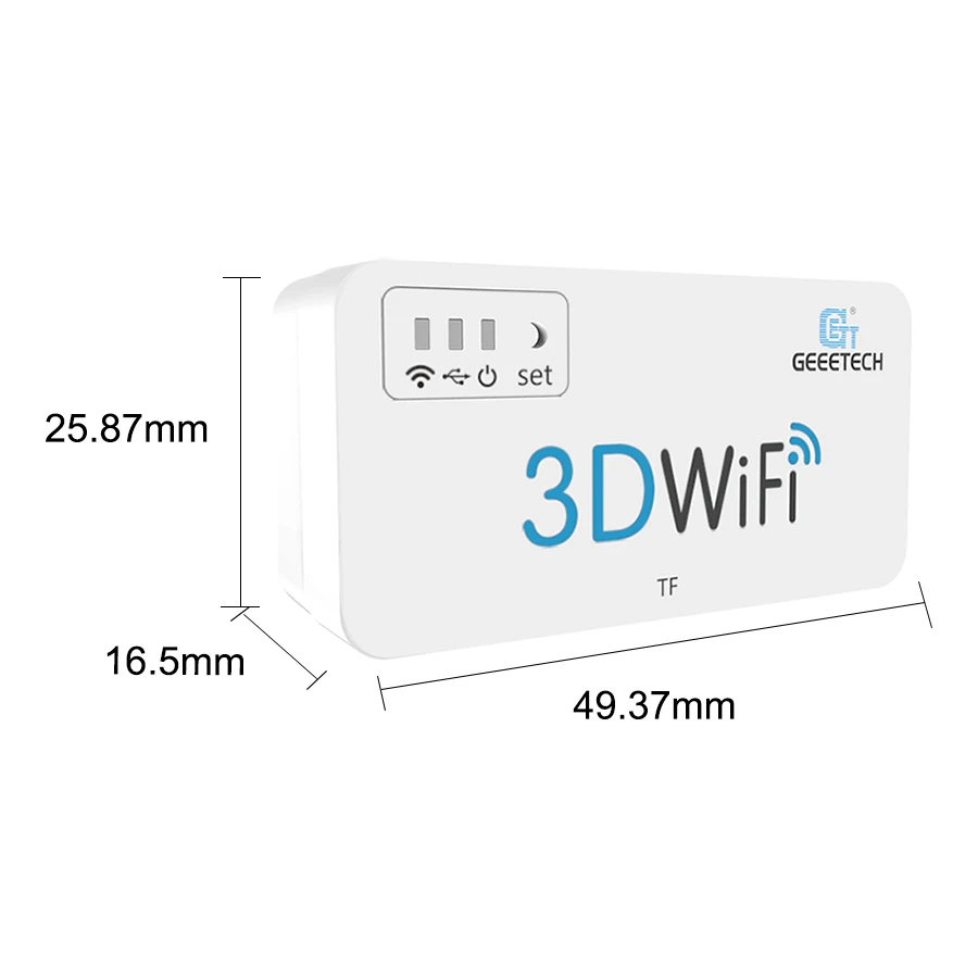 Geeetech 3D Wi-Fi 3D-принтеры Запчасти& аксессуары Беспроводной мини-модуль Wi-Fi коробка USB2.0 подходят для большинства