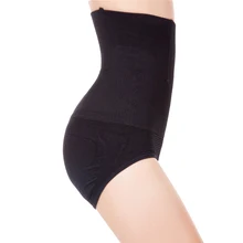 Женский утягивающий корсет на талии для коррекции фигуры трусы с высокой талией Утягивающие трусы Фирменные женские трусики с контролем размера плюс